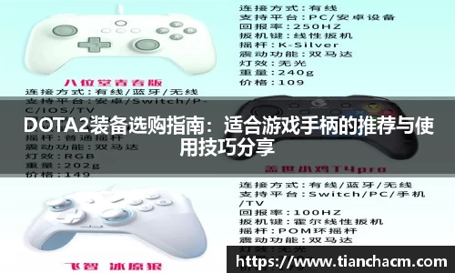 DOTA2装备选购指南：适合游戏手柄的推荐与使用技巧分享