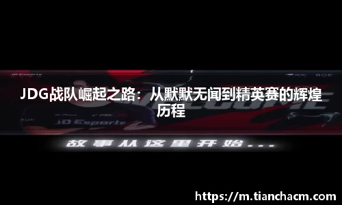 JDG战队崛起之路：从默默无闻到精英赛的辉煌历程