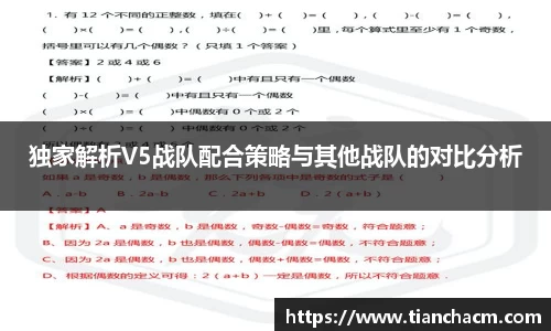 独家解析V5战队配合策略与其他战队的对比分析